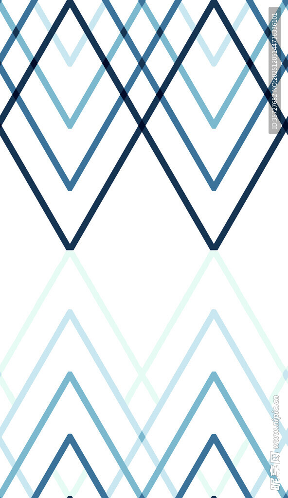 蓝白几何线条图案背景