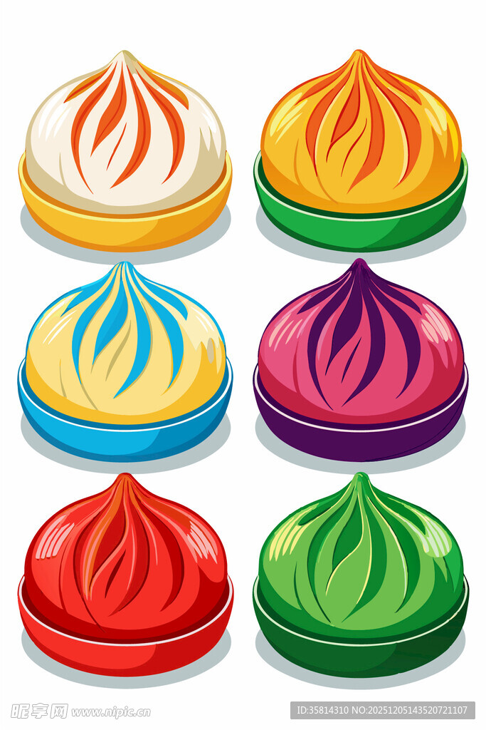 多彩美味马卡龙甜点