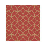 红色几何花纹图案