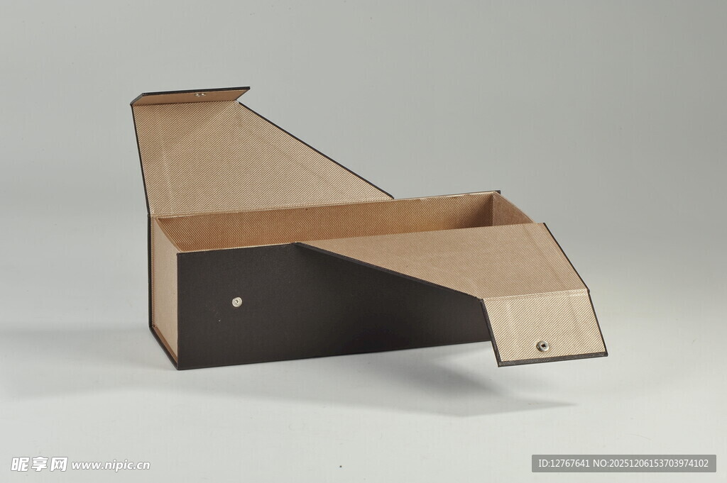 简约木质斜角收纳盒酒盒纸盒