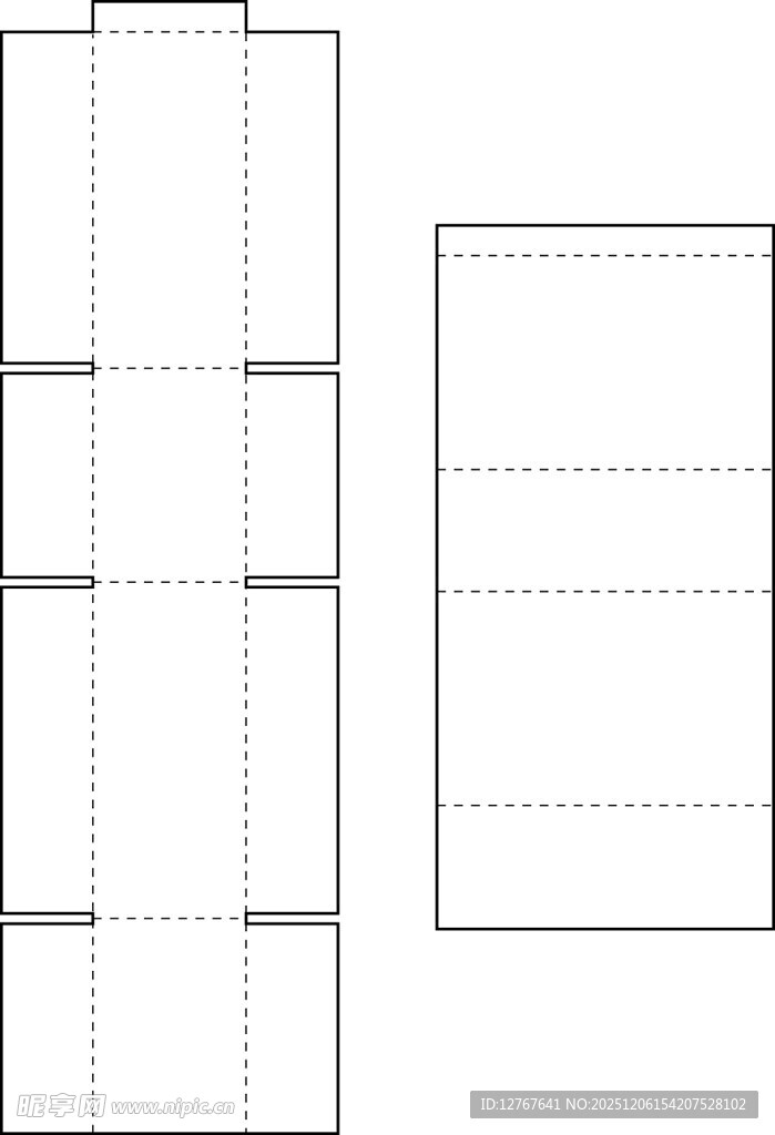 简约抽屉式柜子设计图