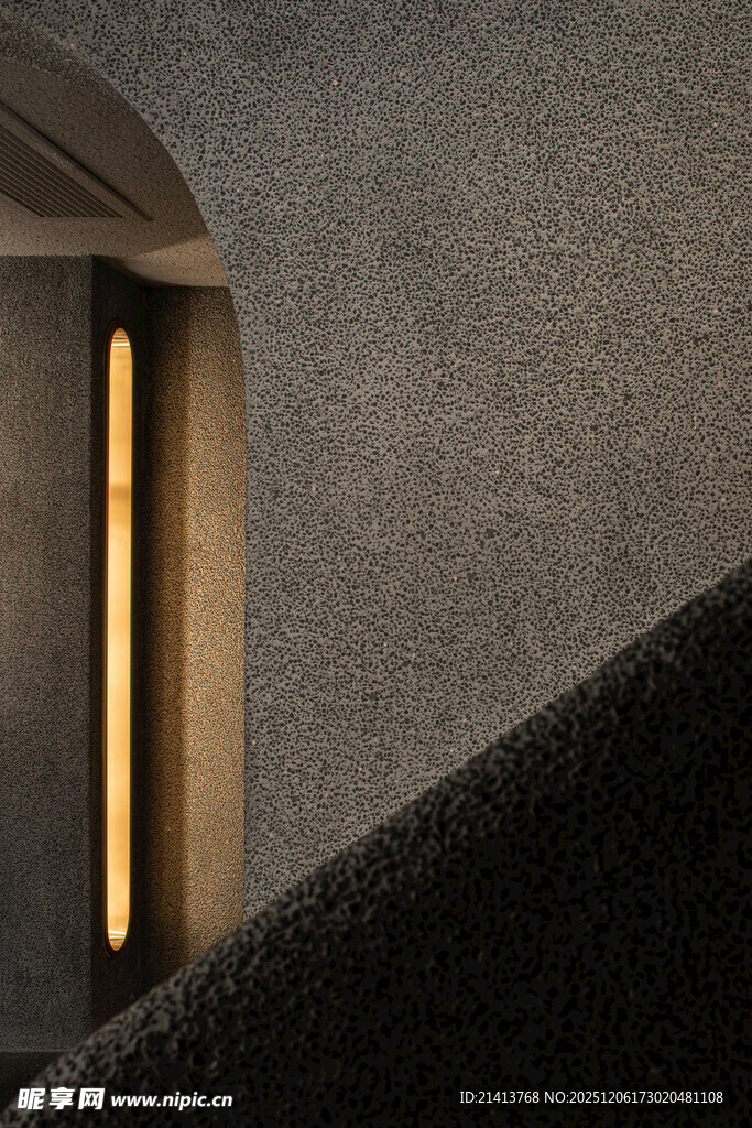 现代简约风楼梯灯光设计