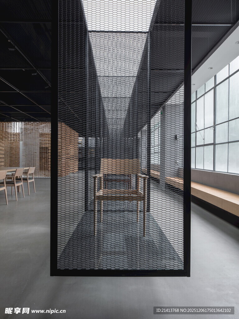 现代简约风室内走廊空间