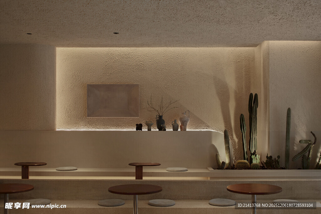 简约现代风室内吧台场景