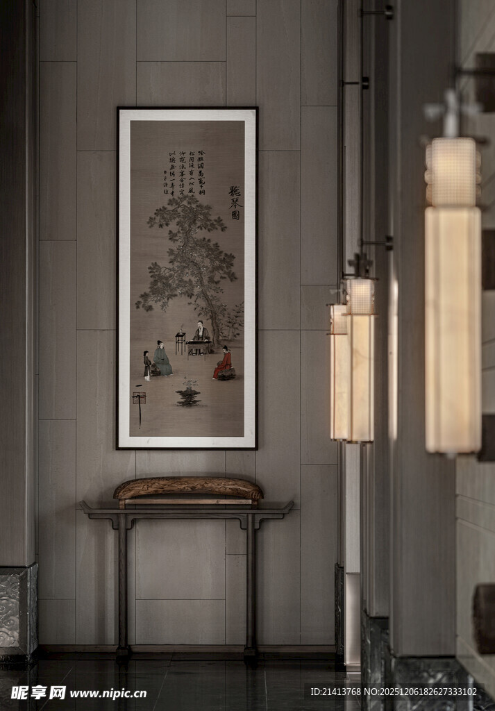 中式雅致厅堂装饰一角