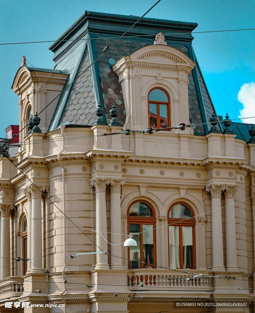 欧式古典风格的精美建筑