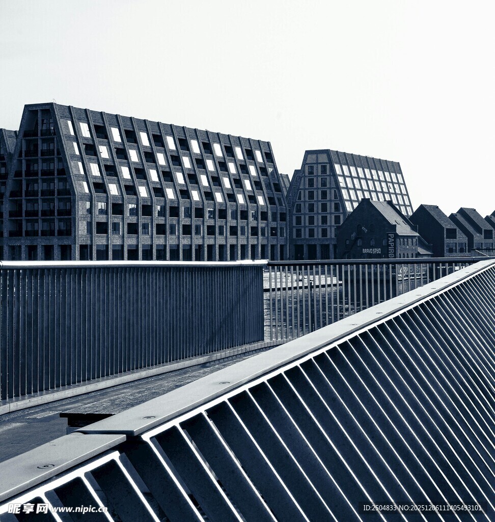 现代风格独特建筑外观