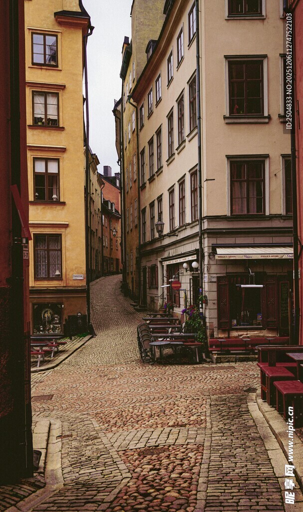  洲小镇街道景致