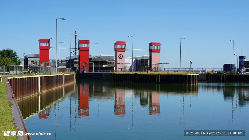 水闸风景