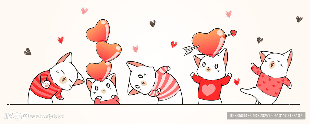 可爱猫咪跳舞图