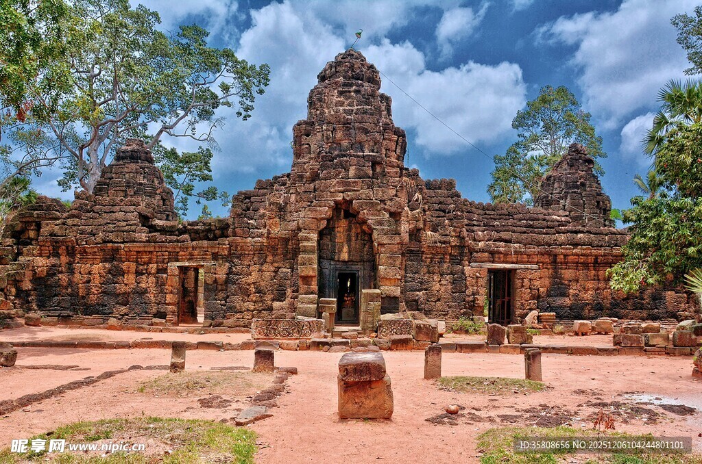 柬埔寨寺庙遗迹