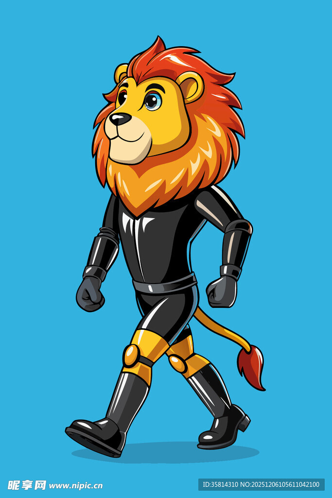 行走的狮子超级英雄