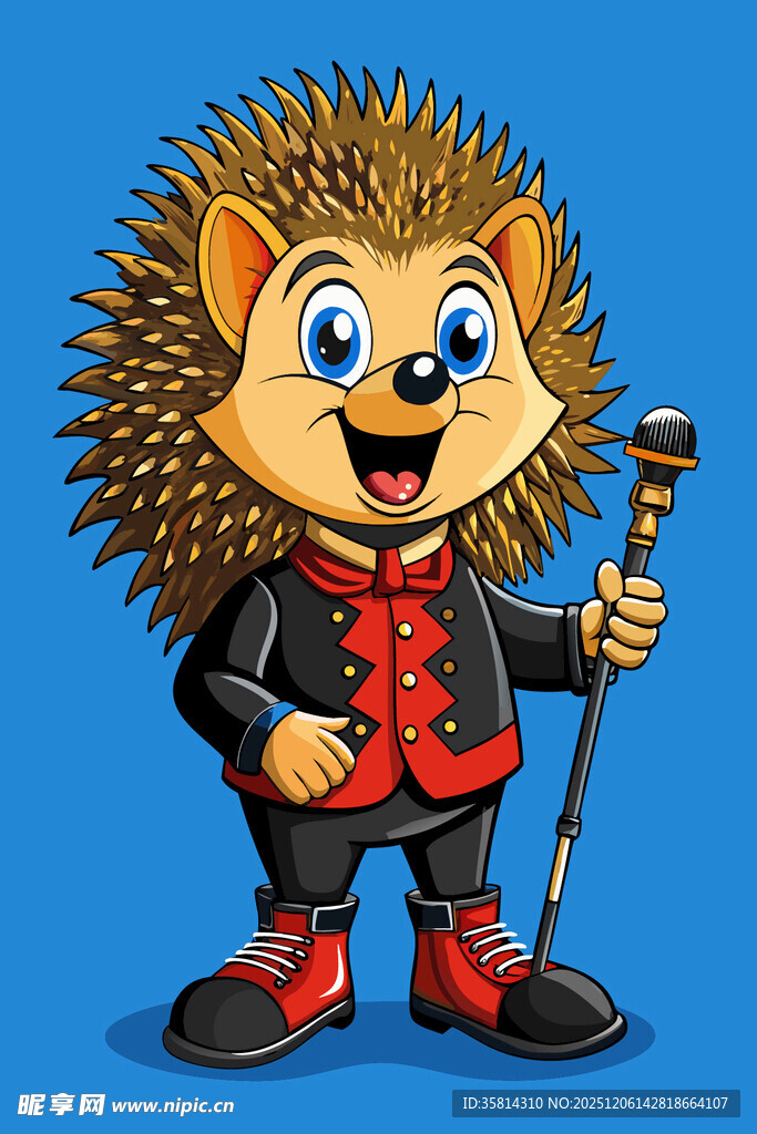 刺猬绅士持杖帅气登场
