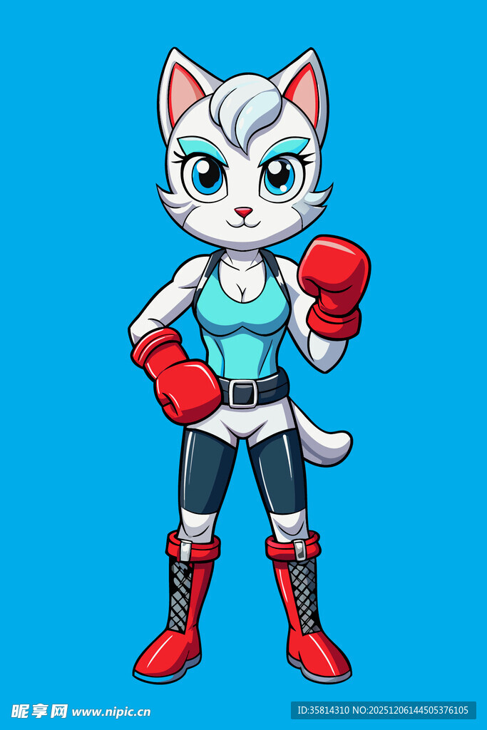 猫女拳击手形象