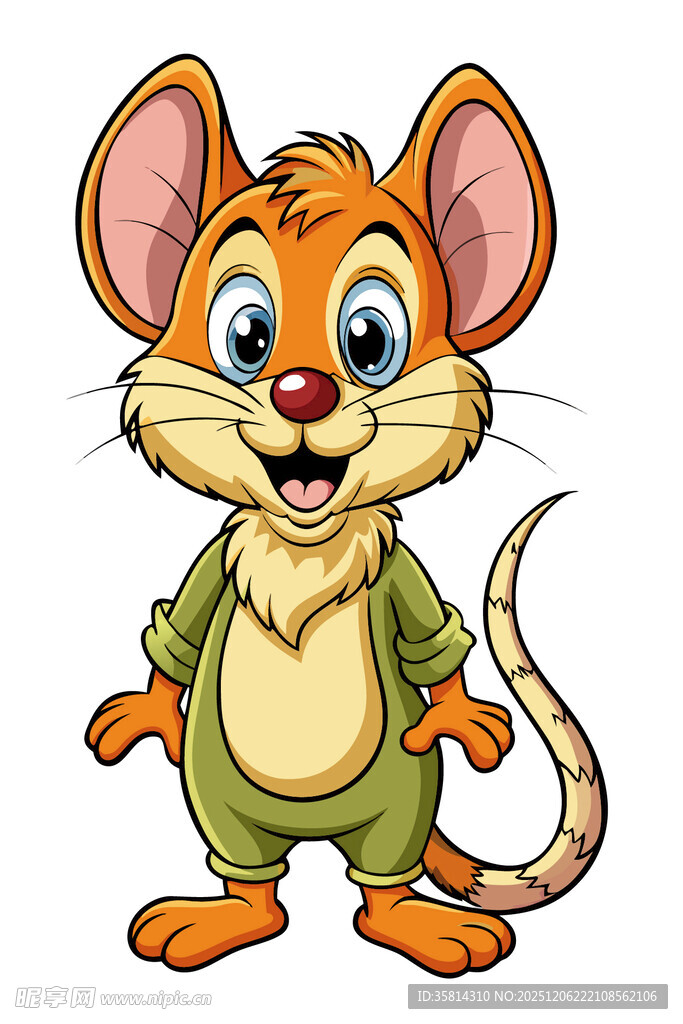 可爱卡通小老鼠形象