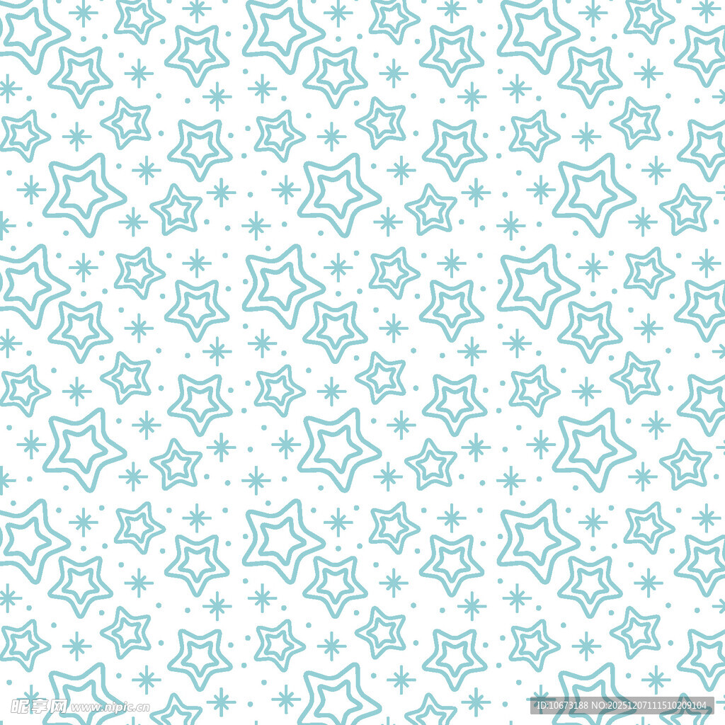 浅蓝色雪花图案背景纹理