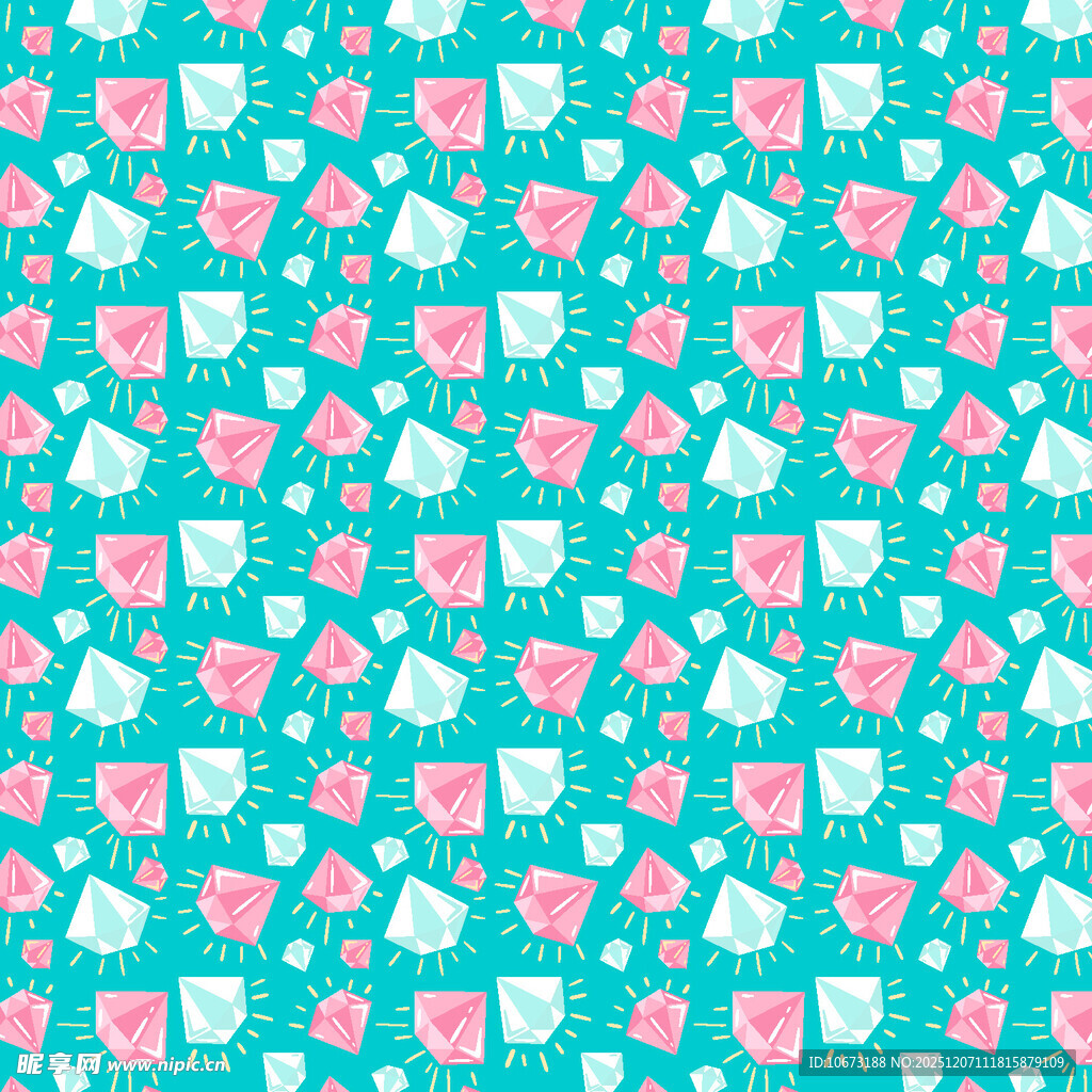 蓝粉几何图案背景纹理