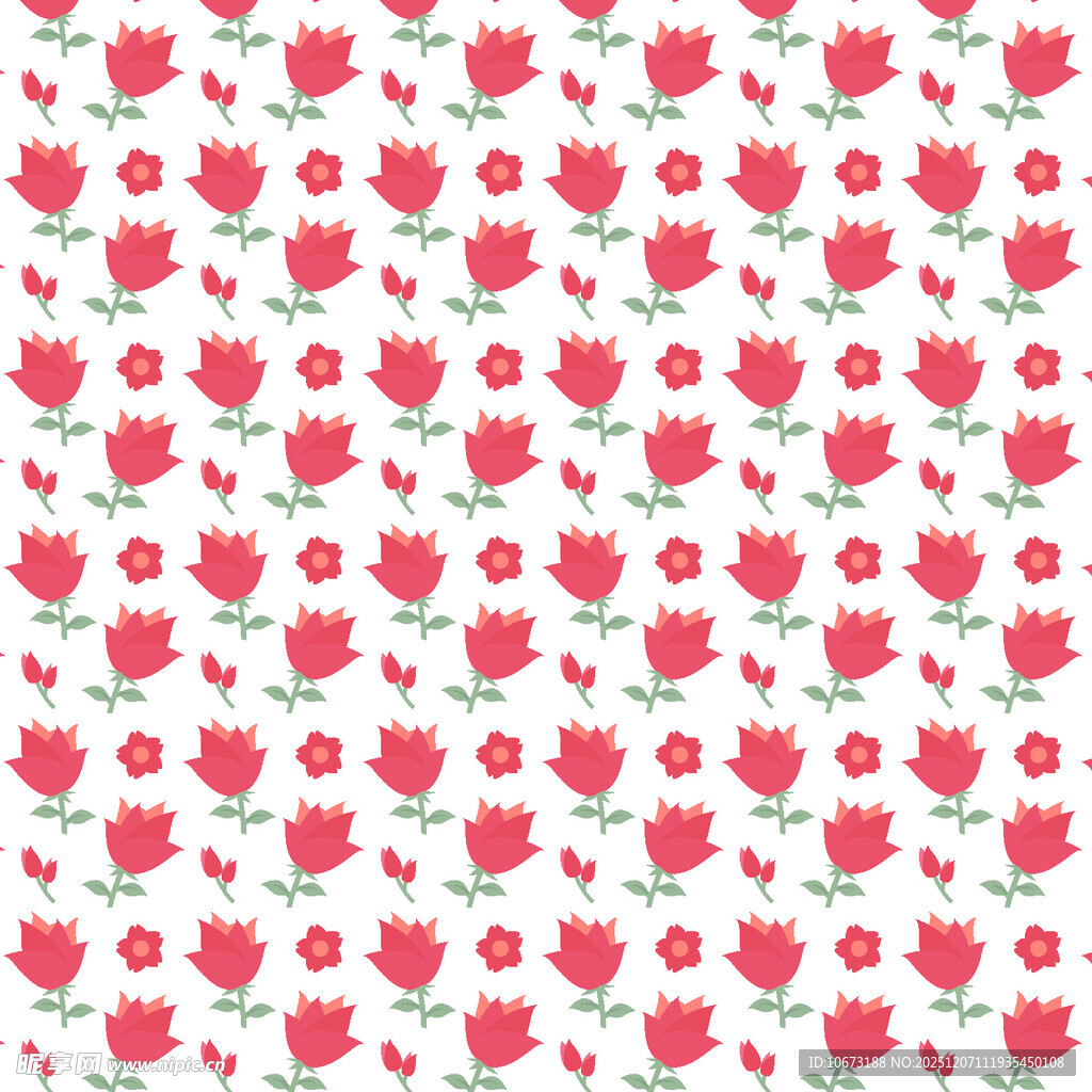 粉色花朵无缝图案背景