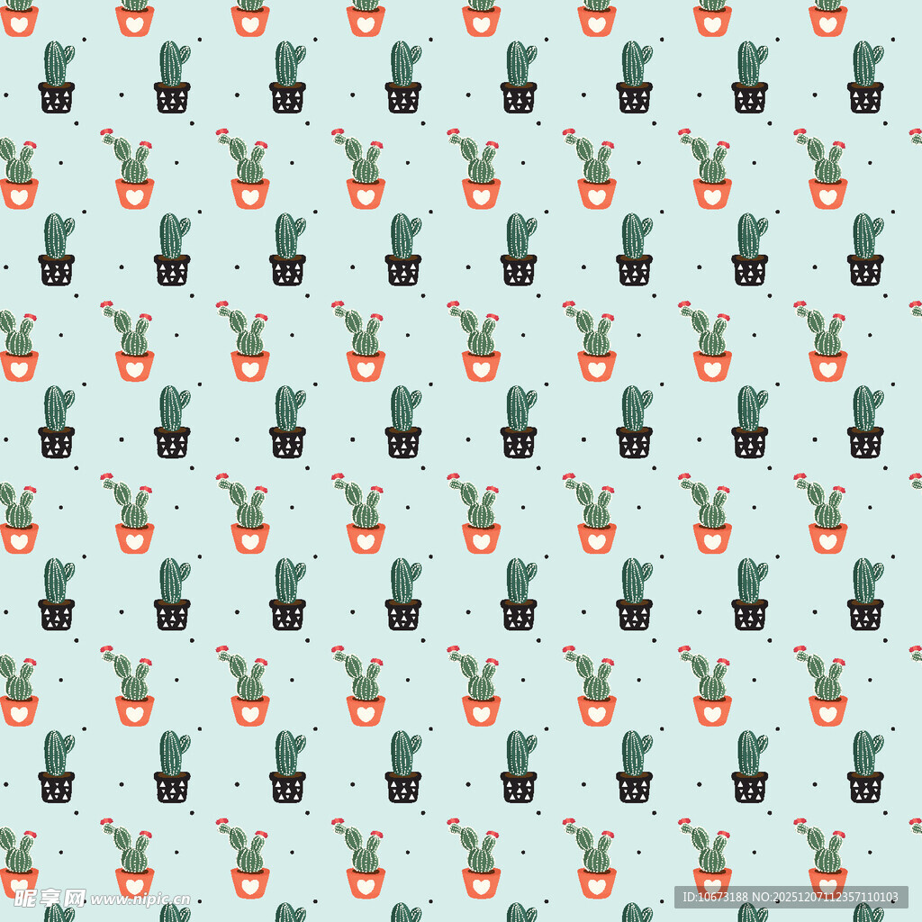 卡通萝卜绿植图案背景