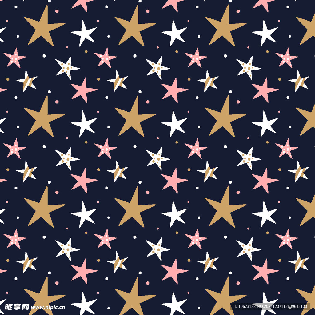 星星图案背景 