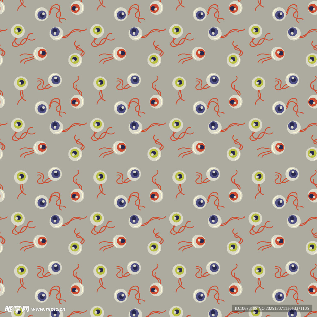 多彩圆点几何图案背景