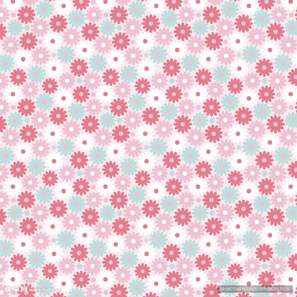 粉色花朵图案背景纹理