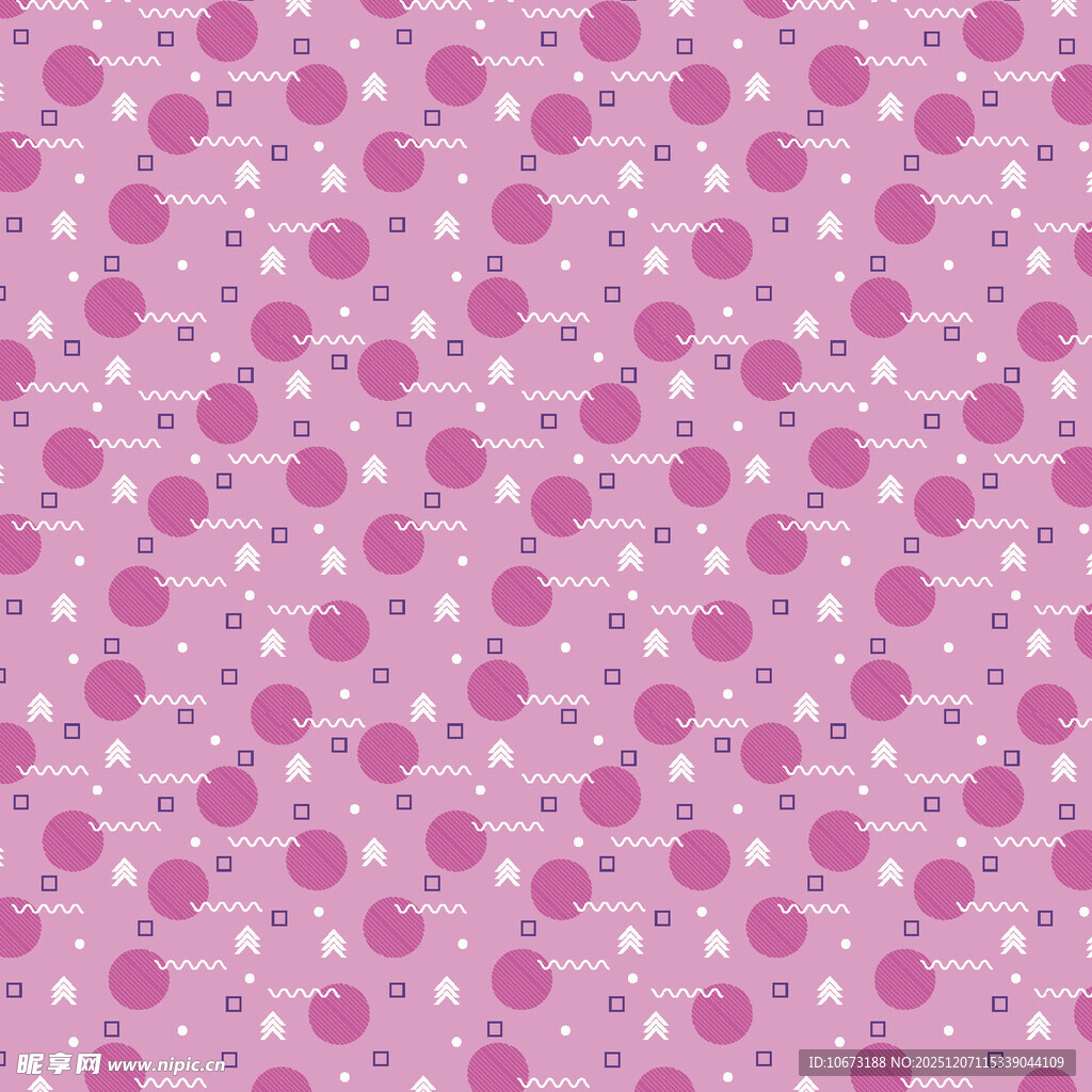 粉色波点图案背景纹理