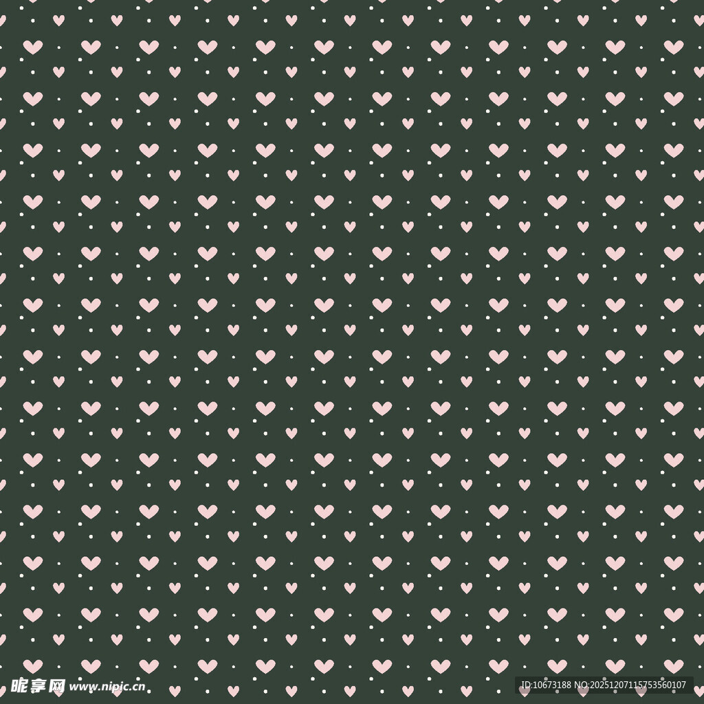 深绿底白色点状纹理图案