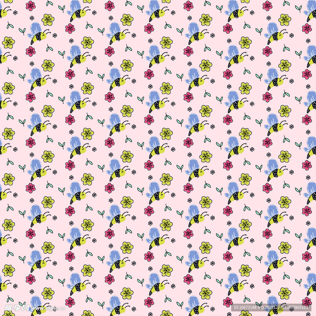 多彩碎花图案背景