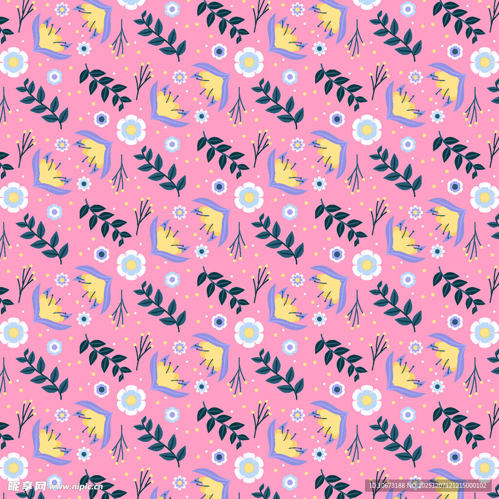 粉色卡通水果图案背景