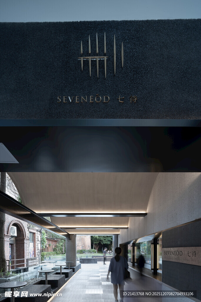 现代简约风格的室内走廊