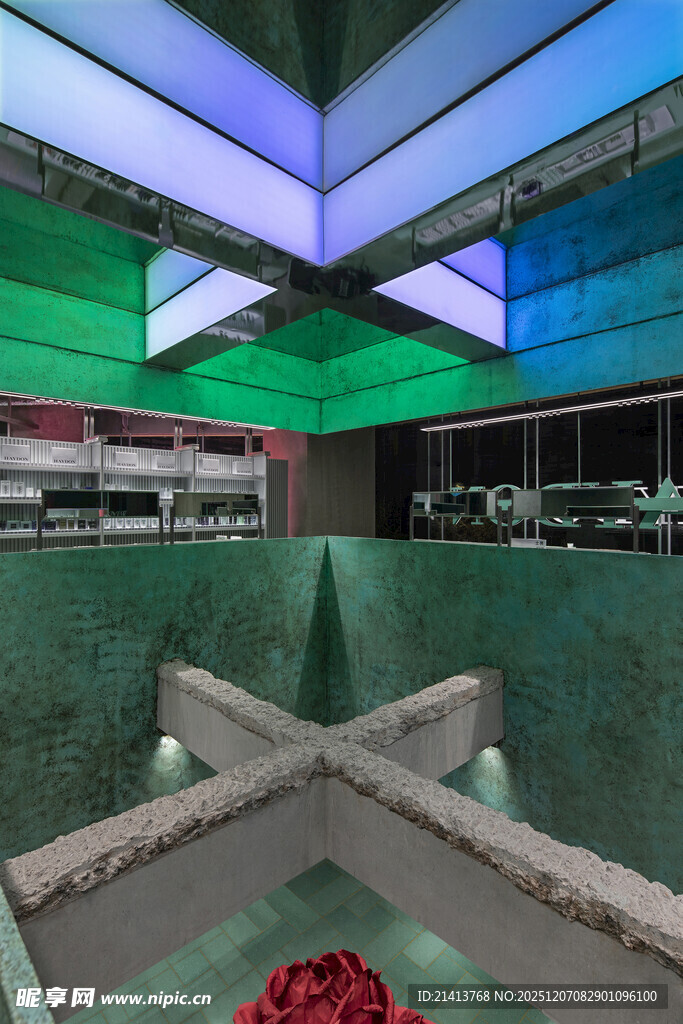 现代室内独特几何空间设计