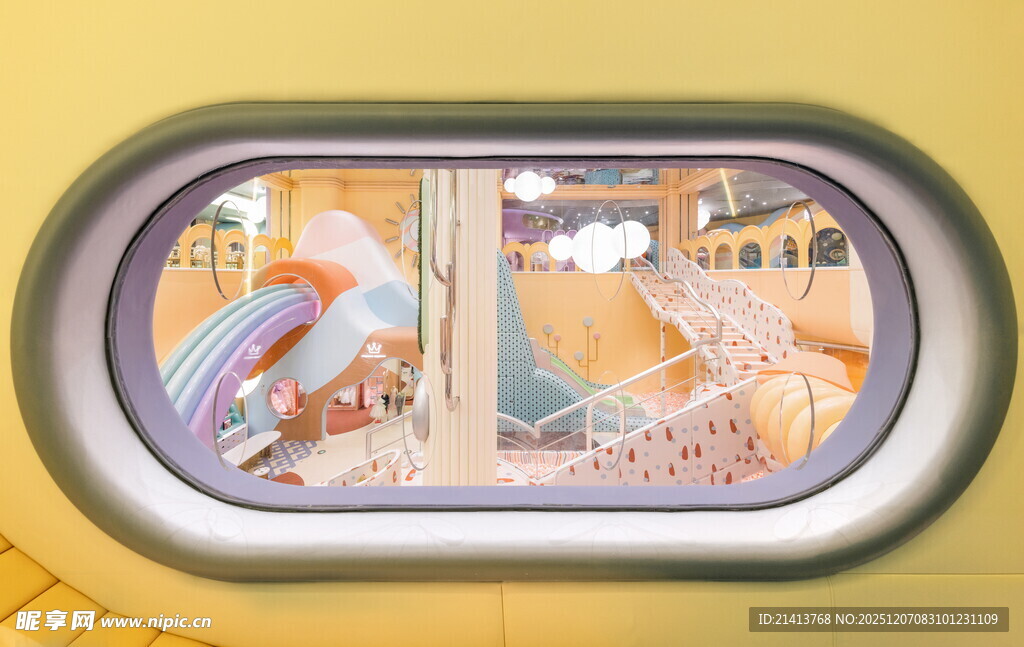 复古风圆形插画艺术画面