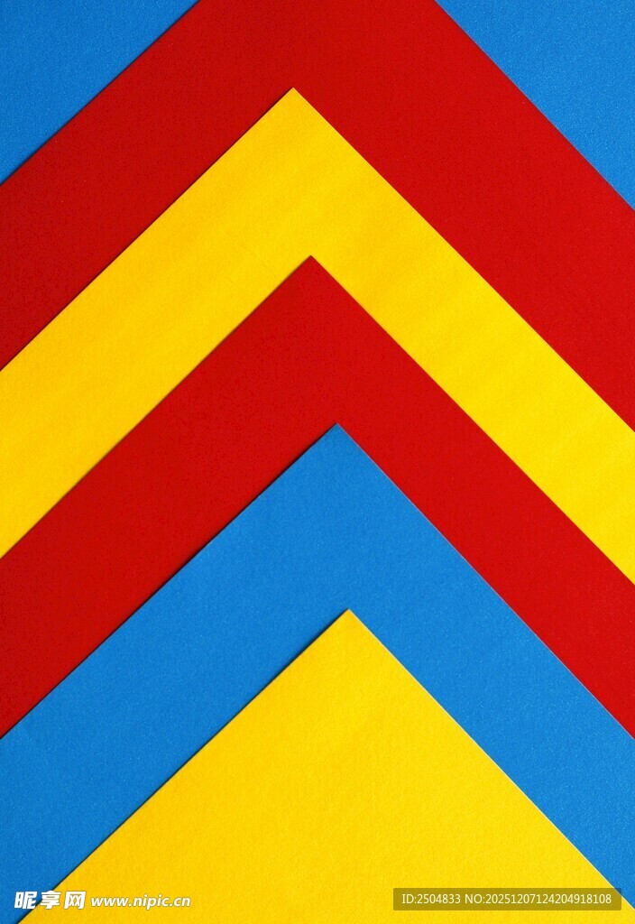 彩色锯齿形条纹图案