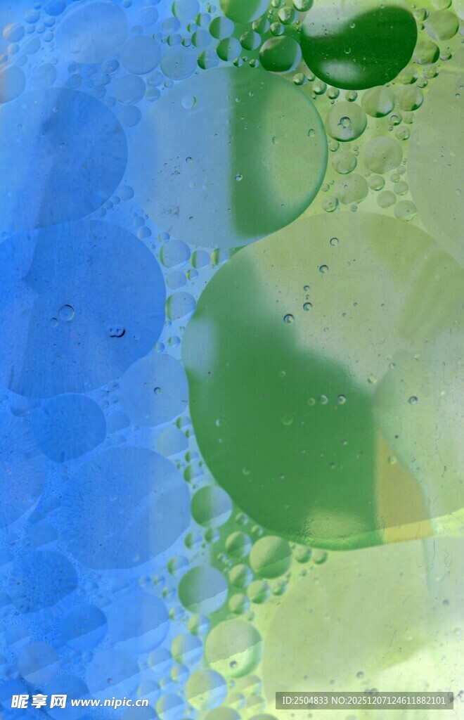 梦幻色彩液体抽象艺术画面