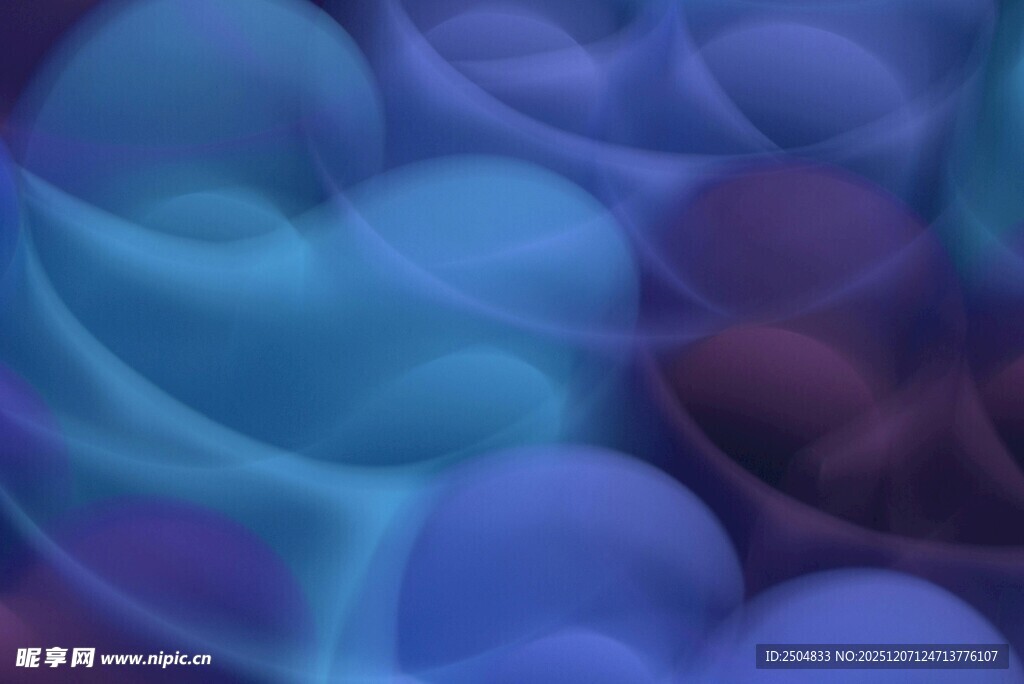 梦幻蓝紫 变抽象图案