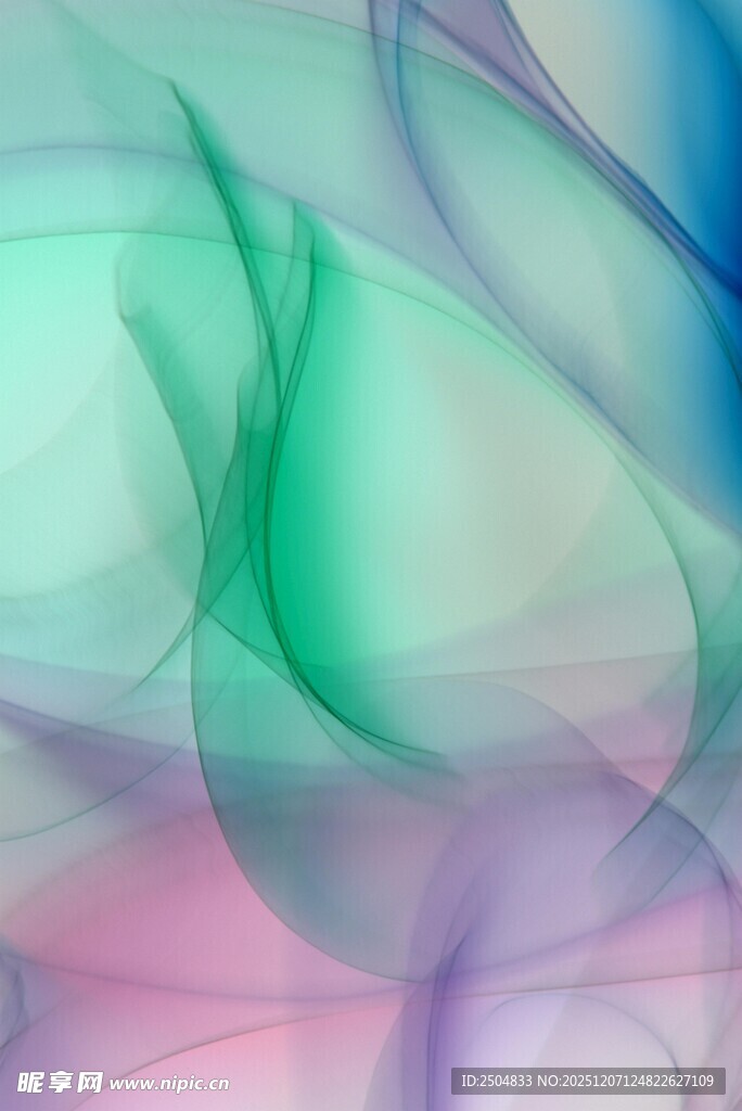 梦幻色彩流动抽象背景图
