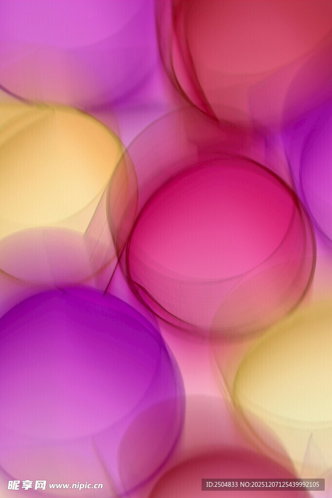 多彩梦幻气泡背景图