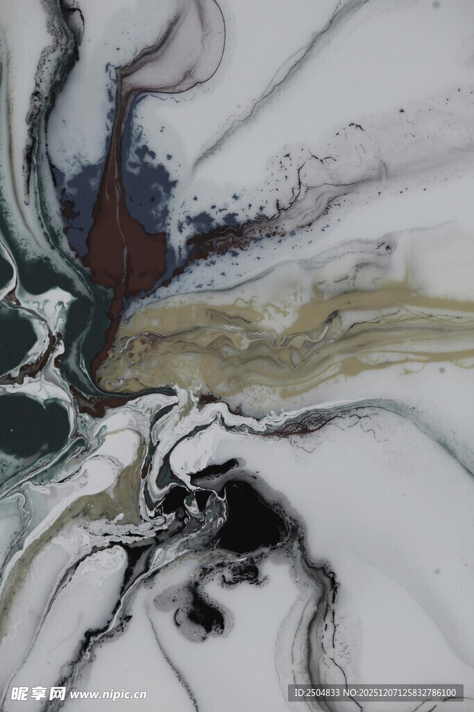 抽象水墨纹理艺术画面