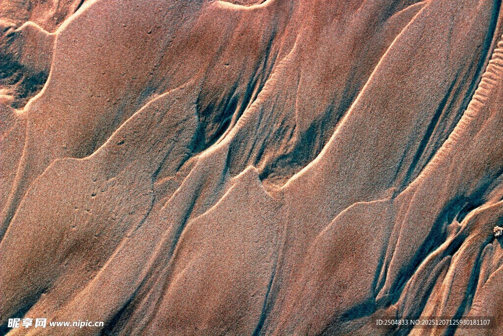  漠纹理景观特写