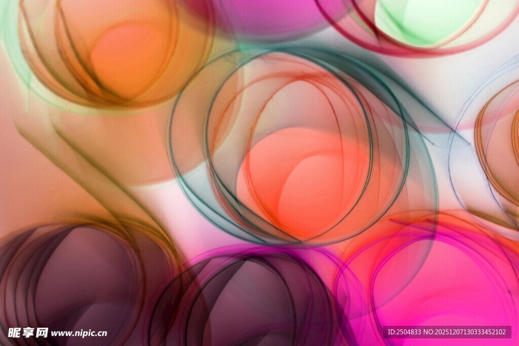 多彩抽象线条图案背景