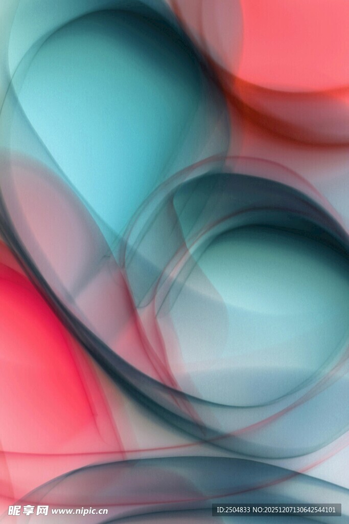 梦幻色彩抽象流体图案