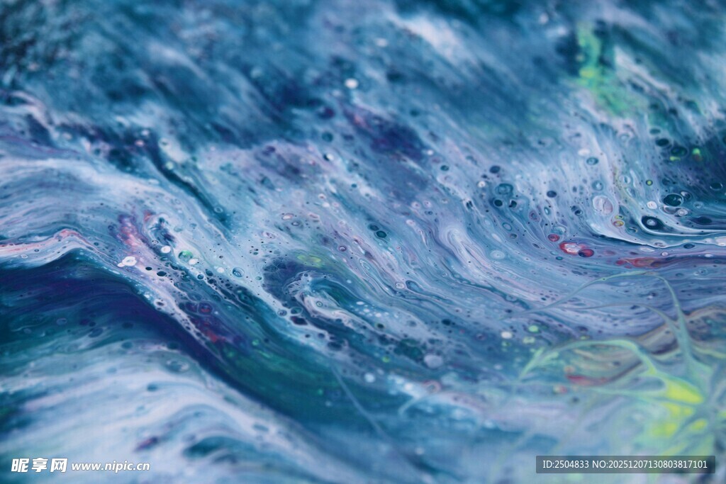 梦幻蓝色抽象水波纹理