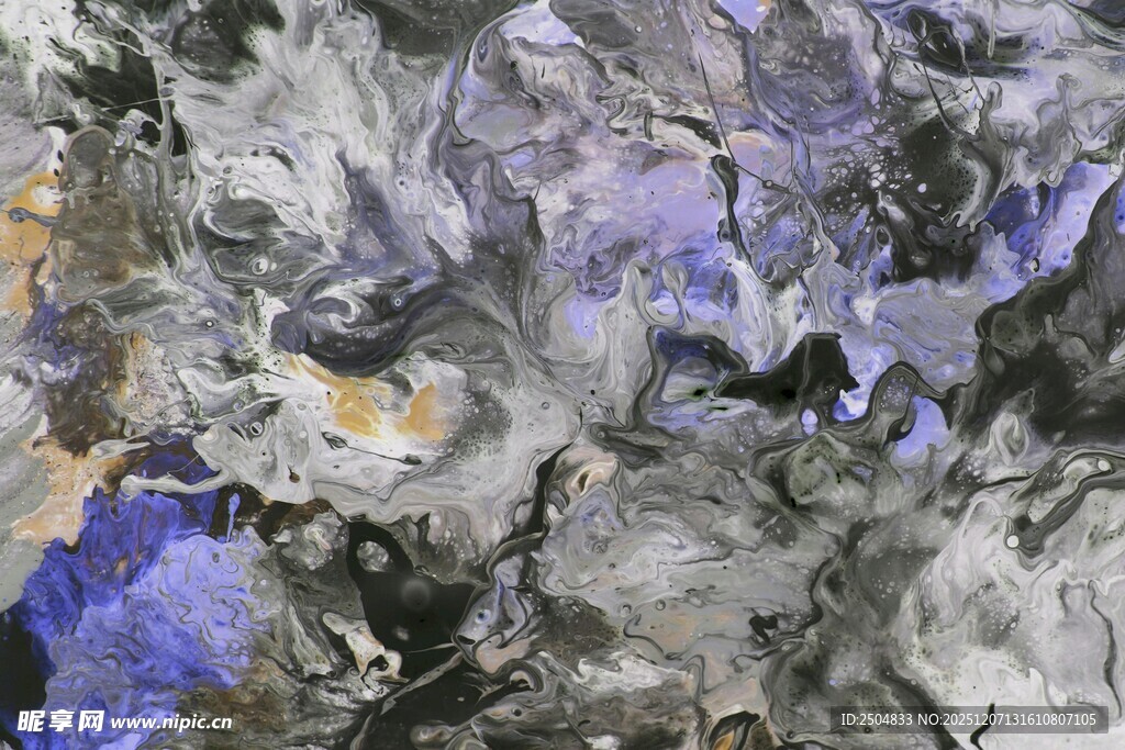 抽象水墨风格纹理图案