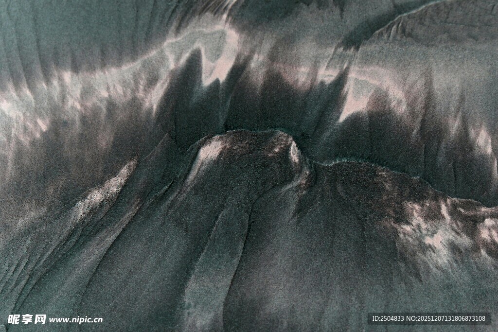 褶皱皮革纹理特写