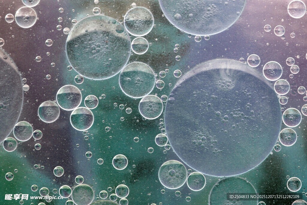 梦幻多彩气泡背景图