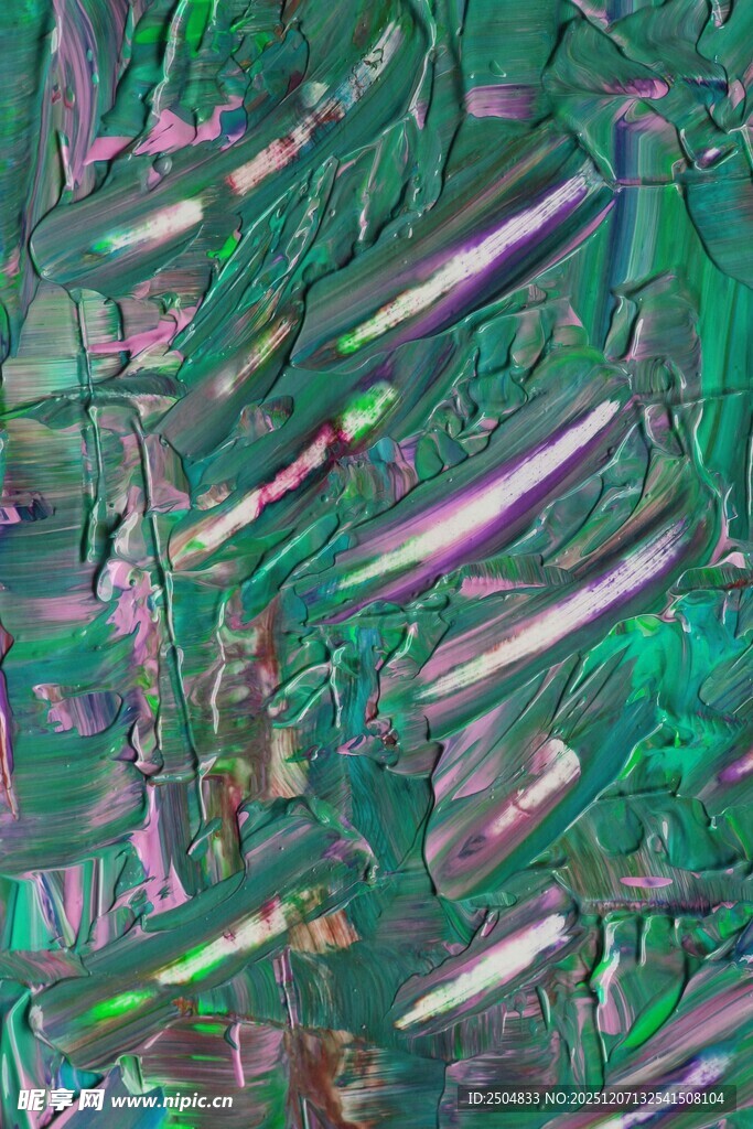 抽象绿色系艺术纹理图案