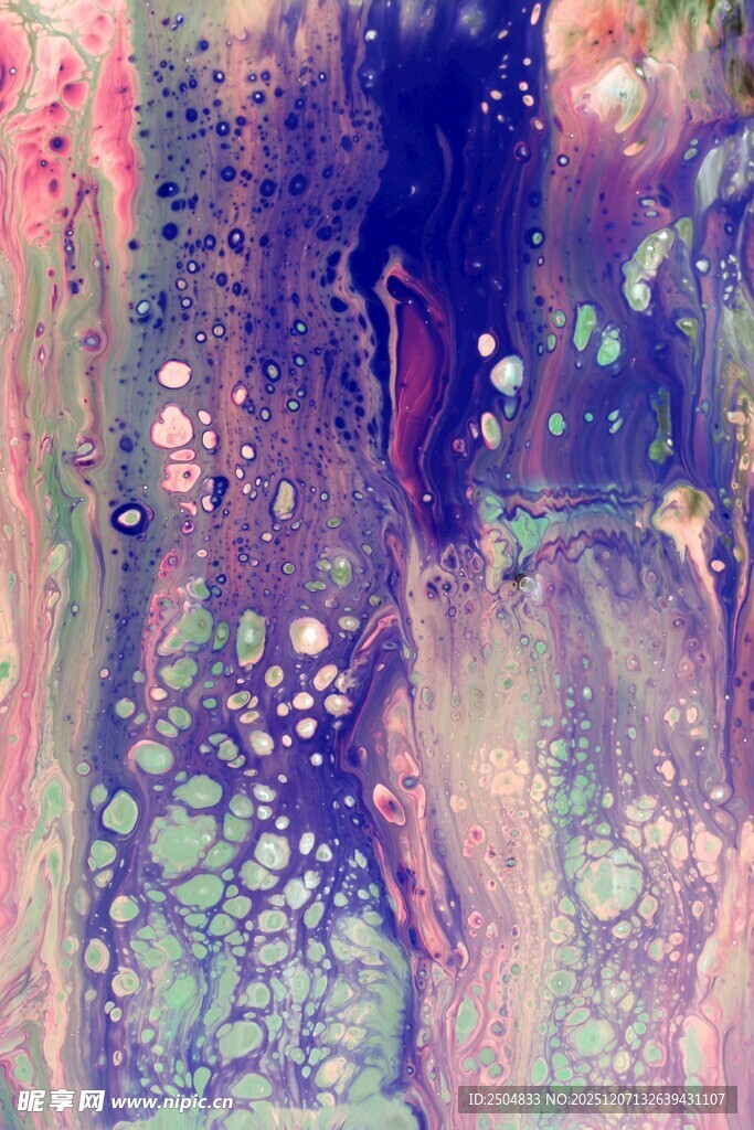 梦幻抽象流体艺术画面