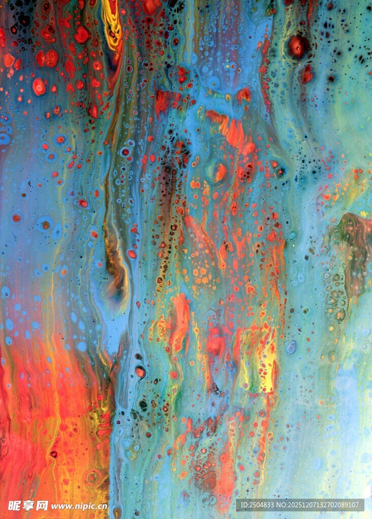 抽象炫彩流体艺术纹理