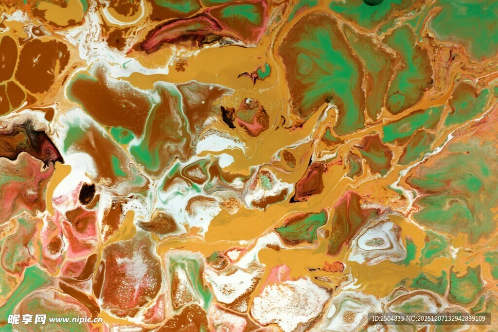 抽象多彩流体艺术纹理